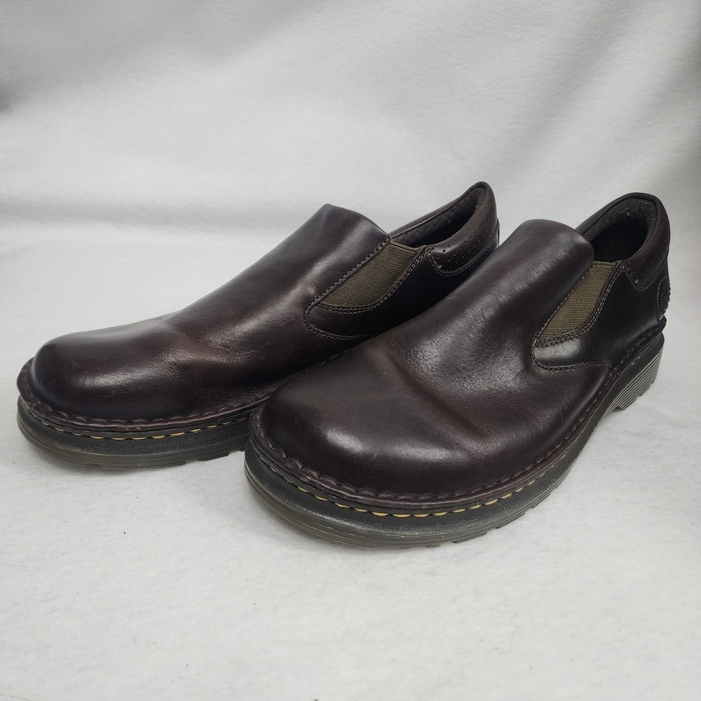 Dr Martens Orson Unisex M11/W12 Loafers Brown Leather Round Toe Slip On Shoes